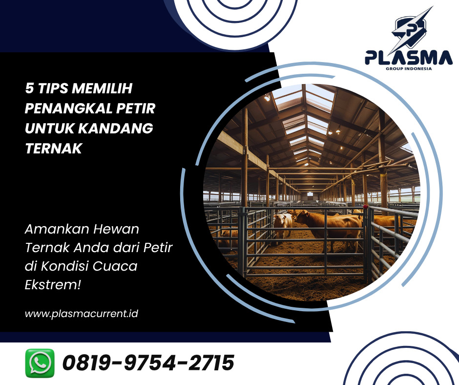 5 tips memilih penangkal petir untuk kandang ternak sapi dan kambing amankan hewan ternak anda dari petir di kondisi cuaca ekstrem jasa hubungi 081997542715
