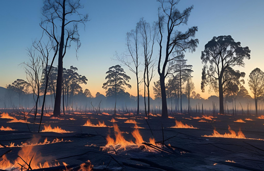 Apakah Petir Bisa Menyambar Tanaman? Fakta di Balik Ladang yang Terbakar