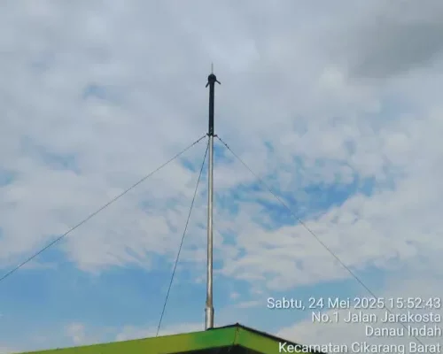 proyek penangkal petir plasma group indonesia plasma current indofood cibitung bekasi jawa barat
